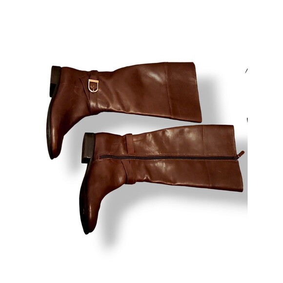 Cole Haan Catskills Boot Chestnut Brown Leather Equestrian 7.5B W01148 - Picture 3 of 7